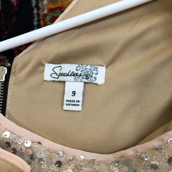 Beaded Sparkly Pink Party Dress - Picture 5 of 5